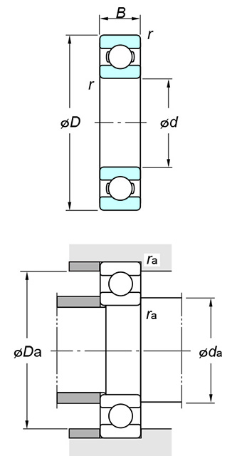 KOYO Bearing 69/500