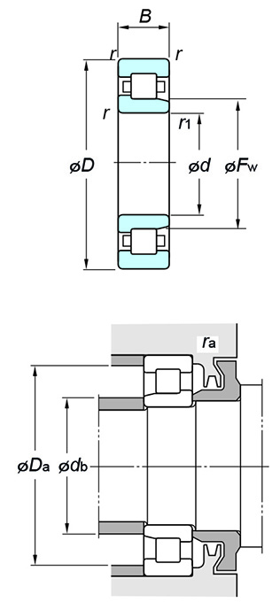 thumbnail image 2 of KOYO B-248 Bearing - New Industrial Needle Roller Bearing - OEM Quality Replacement 2 of 2