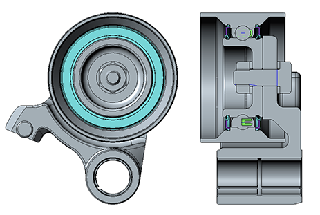 Bearing tensioner clearance