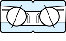Combined angular contact ball bearing