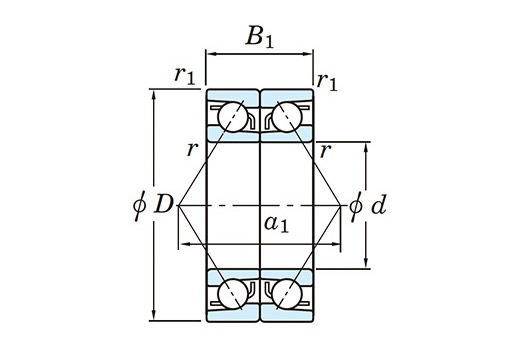 Matched pair | Angular Ball BearingsProduct information/Koyo